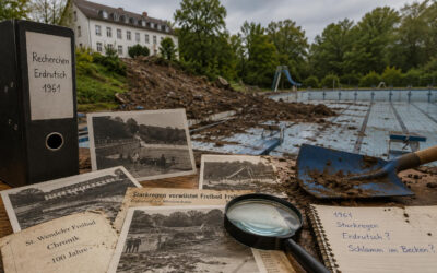 Bürgerinitiative „Missionshaus – Zukunft mit Weitblick“ sucht Zeitzeugen zu möglichem Erdrutsch ca. 1961 am Freibad St. Wendel